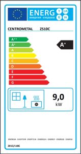 CentroPelet ZS12C energijska nalepka